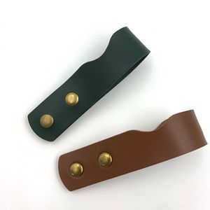 Supporto per Pipa in Pelle PU <span class=keywords><strong>Vintage</strong></span> Regolabile Nero Marrone Custodia per Accendino in Pelle Resistente Accessori Porta Pipa Logo Personalizzato - Product Image 4