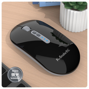 เมาส์ไร้สาย K-Snake BM300 แบบ Dual-Mode เชื่อมต่อได้ทั้งบลูทูธและไร้สาย พร้อมระบบชาร์จเงียบ สำหรับคอมพิวเตอร์ตั้งโต๊ะและแล็ปท็อป - Product Image 5
