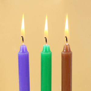 Bougies coniques colorées, bougies magiques pour rituels, 12 couleurs disponibles, bougies Wiccan pour rituels et intentions, pour sorts et manifestation - Product Image 5