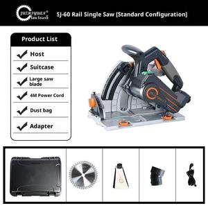 Cisivis SJ-60 <span class=keywords><strong>scie</strong></span> sauteuse à moteur sans balais industriel et bricolage avec capacité de coupe de 60mm outil de coupe de bois électrique sans poussière - Product Image 2