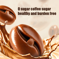 OEM Coffee Candy Sugar Free Slider Insulated 32g Square Metal Tin Box Halal Cool Espresso Coffee Bean Candy Hard Candy