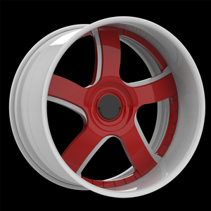 ล้อฟอร์จ XINLAI แบบสั่งทำพิเศษ สีแดง ขอบลึก 2 ชิ้น ขนาด 18-22 นิ้ว 5x112 5x120 สำหรับการประกอบชุดแต่งสมรรถนะสูงแบบขอบลึก - Product Image 5