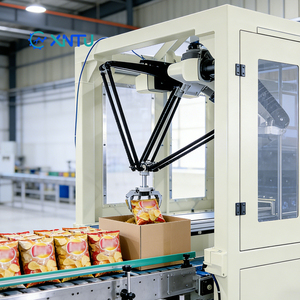 Machine d'emballage personnalisée pour boîtes en carton et fûts métalliques, avec robot Delta et bras araignée, automatique, de qualité alimentaire et flexible - Product Image 4