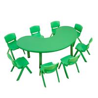 Meubles pour enfants, table en forme de U pour garderie, école, école maternelle, ensemble table et chaise pour enfants