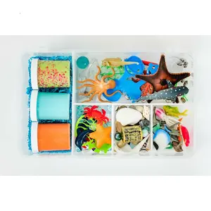 Modeling Imagination Toys Play Dough Under the Sea Sensory Kit Pretend Play Underwater World Creative Toys for Toddlers