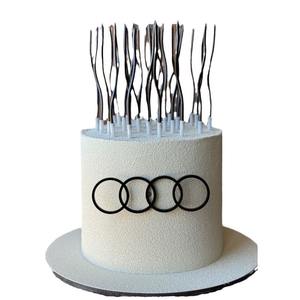 Estilo Ins acrílico <span class=keywords><strong>pastel</strong></span> decoración logo <span class=keywords><strong>pastel</strong></span> graduación temporada hombres cumpleaños fiesta toppers pasteles - Product Image 6