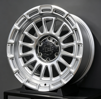 Jantes en alliage coulé 17/18 pouces 8.5J Offroad 4x4, 0/10/15/20 ET, 5/6 trous, noir mat/bronze sable/argent pour SUV et pick-up
