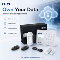 Sistema de Alarma Inteligente W7 4G GSM WiFi, Kit de Seguridad de Material ABS, Compatible con SIA CID, Control Remoto por Aplicación de Servidor Privado