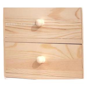 Wooden Desktop <b>Storage</b> <b>Box</b> With 3 <b>Drawers</b> Rectangle Standing Type For Jewelry Necklace Pendant Organizing - Product Image 5