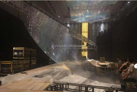 Électronique grand public, film de projection réfléchissant PET 3D holographique 16:9, haute transparence, portable