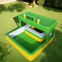 Comptoir de bar gonflable portable, tente de bar pour fête en plein air, stand de bar pour événement, mariage, festival, club, divertissement, décoration