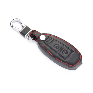 2 Nút Leather Xe Từ Xa <span class=keywords><strong>Key</strong></span> Fob Bìa Trường Hợp Đối Với <span class=keywords><strong>SUZUKI</strong></span> VITARA <span class=keywords><strong>Swift</strong></span> Ignis Kizashi SX4 Baleno ERTIGA 2016 2017 2018 - Product Image 3