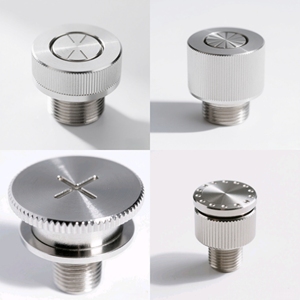 Piezas de mecanizado CNC Servicio de fresado de torneado de aluminio Piezas de mecanizado CNC Superficie de revestimiento de perilla giratoria de acero inoxidable - Product Image 2