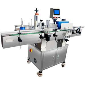 Fully Automatic Vertical Type Sauce Jar Beer Paint Can Cosmetics Bucket Perfume Honey Labeling Machine - Product Image 3