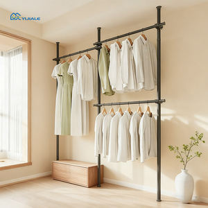 Yijiale Staande Metalen Kapstok Zware Kledingrek Winkel Draagbare Kledingrek - Product Image 1