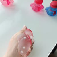Jouet à presser Père Noël en TPR souple anti-stress avec boîte cadeau, couleurs assorties, cadeau de Noël pour enfants, en stock