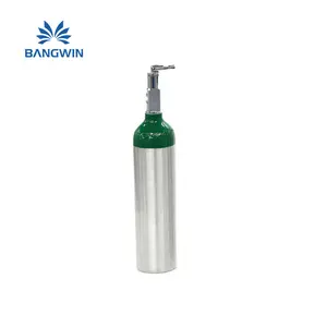 Uso doméstico BW3AA 0.6L 60 Litros De Alumínio Recarregável Seamless Co2 Soda Garrafa para máquina de soda
