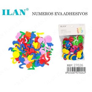 Numeri Adesivi ILAN EVA Colorati Assortiti per Decorazioni e Lavori Creativi - Product Image 3