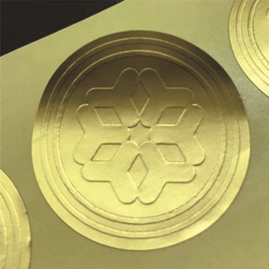 Bulk Luxury OEM Custom Logo Printing Packaging Labels High Quality Brushed Metal Matte Gold Stickers