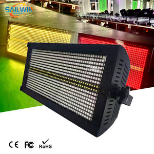 Sailwin LED Strobe Light 8 + 8 đoạn pixel DMX512 RGBW LED Strobe Lights với trường hợp đường bay nguyên tử hiệu ứng nhấp nháy - Product Image 2