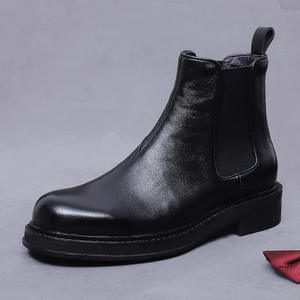 New men's fashionable shoes men's cowhide <b>boots</b> short <b>boots</b> men's formal shoes durable and slip-resistant autumn <b>boots</b> - Product Image 6