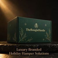 Boîte de panier-cadeau de luxe personnalisée avec impression dorée, en carton ondulé, pour coffrets cadeaux de Noël haut de gamme
