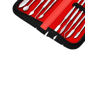 10pcs/<b>set</b> Metal Manual Dental Wax Carving Tools Spatula <b>Plaster</b> Knife Practical Versatile Teeth Whitening Kit Dentistry - Product Image 1