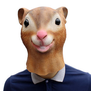 Máscara de Látex Personalizada de <span class=keywords><strong>Ardilla</strong></span>, Unisex, para Cosplay de Película Navideña, Disfraz de Anime Realista y Espeluznante, Accesorio para Fiestas de Animales, Máscara Facial de Terror para Adultos - Product Image 6