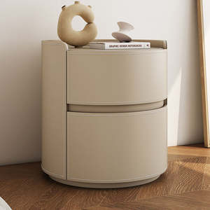 Wayon 热销实木边桌北欧简约公寓床头柜带2个抽屉卧室用 - Product Image 5