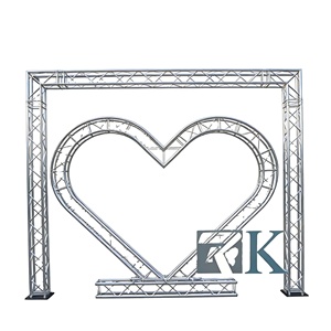 Customized Heart Shape Truss Modular Aluminum Truss Frame for Weddings - Product Image 1