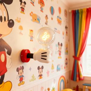 Lampade da Parete Nordiche Creative e Personalizzate a Forma di Cartone Animato per Camera da Letto, Stanza dei <span class=keywords><strong>Bambini</strong></span>, Soggiorno, Decorazione Domestica - Product Image 2