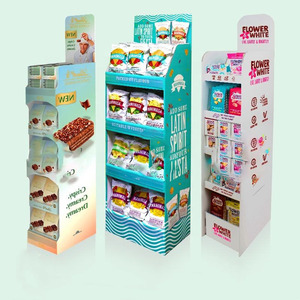 Support d'affichage POP en carton prêt à l'emploi pour les supermarchés, aliments, collations, noix, biscuits, chips de pommes de terre, chocolat, bonbons - Product Image 6