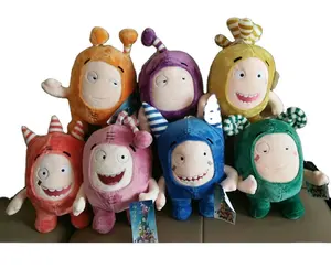 Mini Cartoon Anime Cute Oddbods peluche per bambini regalo bambole di pezza colorate bambini personalizzati Plushie