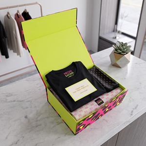 Caja Magnética Plegable Personalizada con Estructura de Cartón Rígido, Caja de Embalaje de Lujo para Ropa, Caja de Regalo para Prendas de Vestir, Venta al Por Mayor - Product Image 2