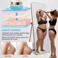 Tragbares Handmassagegerät zur Muskelentspannung, Cellulite-Reduktion, Fettverbrennung und Schlankheitsförderung mit Vibrationsmassage