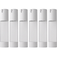 Flacon pompe sans air personnalisé rechargeable 30ml 50ml 100ml, contenant cosmétique en plastique pour lotion, emballage en gros
