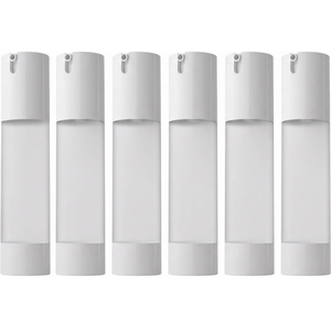 Custom Refillable 30ml 50ml <b>100ml</b> Airless Pump <b>Bottle</b> Cosmetic <b>Plastic</b> Lotion Container Wholesale Packaging - Product Image 1
