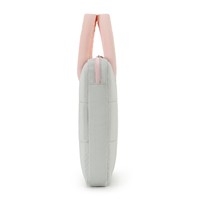 Sac à main élégant matelassé à motif quadrillé, housse de protection antichoc pour ordinateur portable, idéal pour le travail, l'université et les voyages