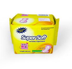 Materiale assorbente polimerico traspirante quotidiano di alta qualità e prezzo basso <span class=keywords><strong>assorbenti</strong></span> igienici da donna con stampa <span class=keywords><strong>blu</strong></span> - Product Image 4