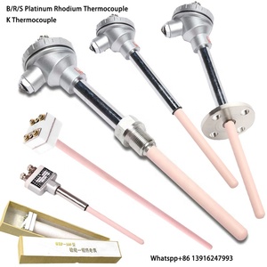 เทอร์โมคัปเปิลชนิด K สำหรับเตาเผาสัตว์ 0-1300 องศาเซลเซียส เทอร์โมคัปเปิลแพลตตินัมโรเดียม Pt-rh <span class=keywords><strong>B</strong></span> R S สำหรับเตาเผา 0-1800 องศาเซลเซียส - Product Image 6