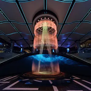 Neues Design grafik-Wasservorhang digitaler Wasserfall dekorative künstliche Wasserfälle für den Außenbereich