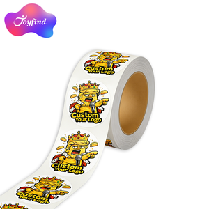 Étiquettes personnalisées pour emballages avec votre logo, autocollants en vinyle découpés sur mesure, rouleaux d'autocollants durables et brillants pour la restauration rapide - Product Image 4