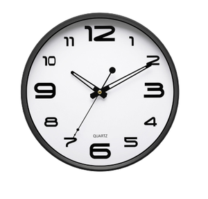 2025 Xu Hướng Mới Thiết Kế Đơn Giản Đồng Hồ Treo Tường Tùy Chỉnh Vòng Hiện Đại Im Lặng Màu Đen 3D Số Đồng Hồ Treo Tường - Product Image 2