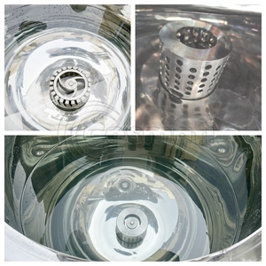 Mélangeur émulsifiant sous vide 100L pour crème solaire et pommades, avec moteur et capacité de broyage par roulement, pour applications cosmétiques - Product Image 5