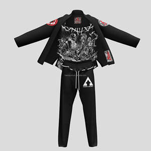 Custom Harn BJJ <strong>Gi</strong> Brazilian Jiu-Jitsu Uniform 450gsm Pearl Weave Sublimation Model A0-A6 Cotton Lining - Product Image 1