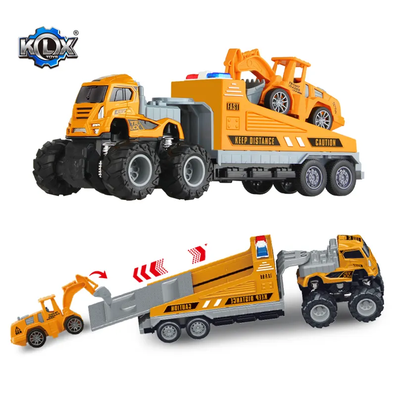 KLX 1:43 scala di ingegneria dei giocattoli di potenza di attrito camion e rimorchi giocattoli da costruzione auto giocattolo