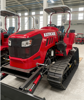 Tracteur à chenilles multifonctionnel KATOCASE pour fermes et vergers avec boîte de vitesses et roulements, rayon de braquage court