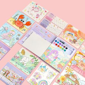 Ensemble de coloriage et de gribouillage pour enfants <span class=keywords><strong>YEKO</strong></span> avec peintures intégrées et autres papiers à dessin - Product Image 2