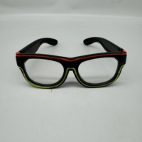 Gafas LED |   Luz LED de Doble Color Recargable por USB, Multicolor y Multifunción, Ultra Brillante, de Plástico, para San Valentín, Cumpleaños, Pascua