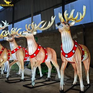 Custom LED Festival Lantern Sculpture-Reusable Durable Waterproof for Diwali & Thanksgiving Events - Product Image 6